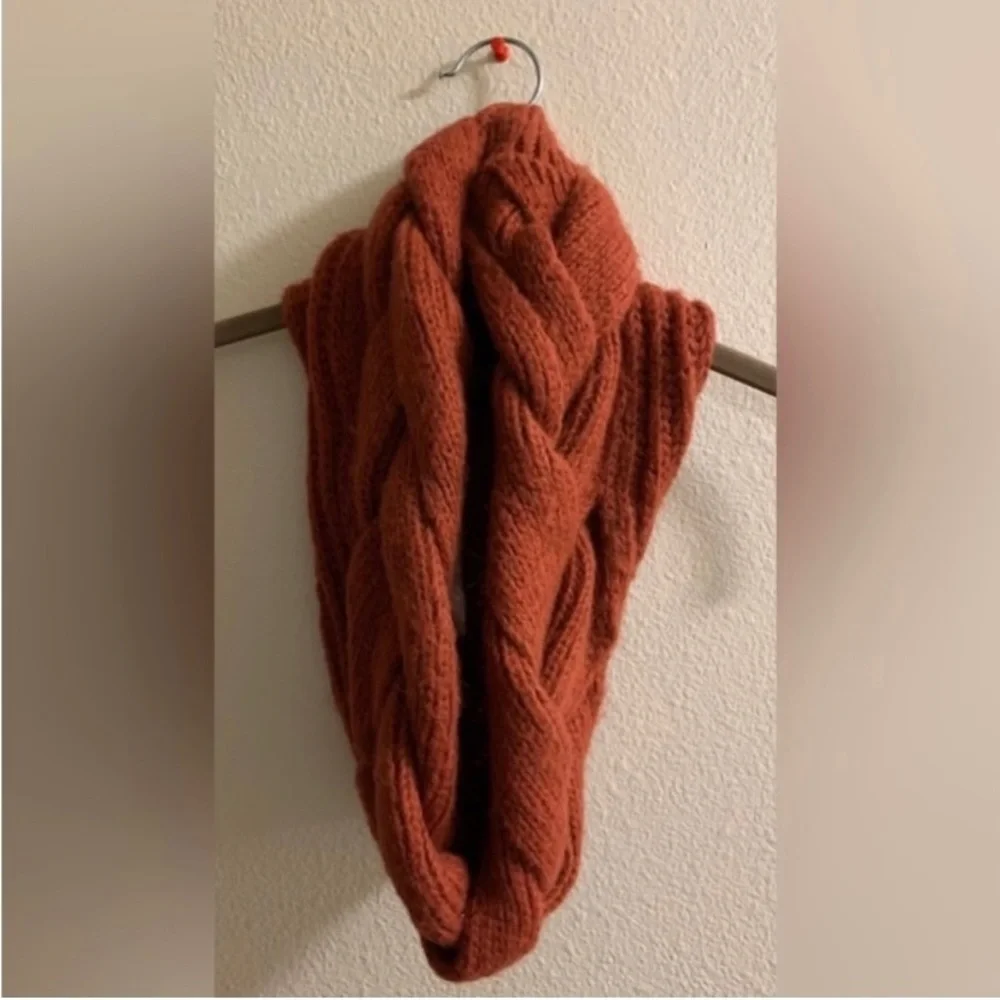World Market Braided Infinity Sweater Scarf Boho Bohemian
